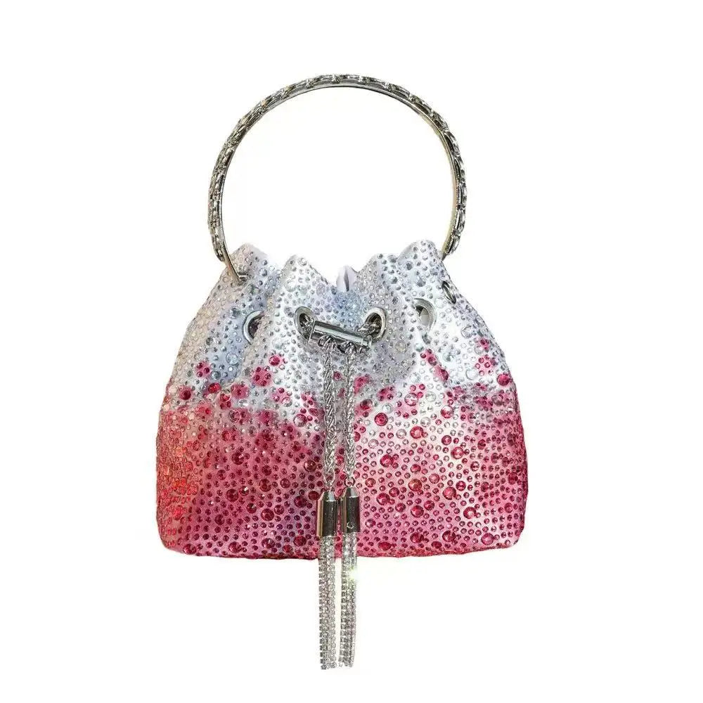 Luxury Designer Women Handbag Glitter Shiny Diamond Clutch Purse Wedding Party Banquet Bag Crystal Rhinestones Evening Bag