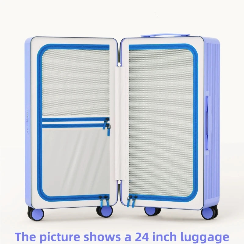 Fashoin Suitcase Hard Shell PC Material with TSA Lock Rolling Luggage Women Trolley Travel Case 20/24/28/30inch Large Capacity