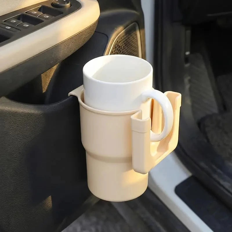 Multifunctional Car Door Side Drink Cup Holder Stable Anti-Spill Cup Storage Rack