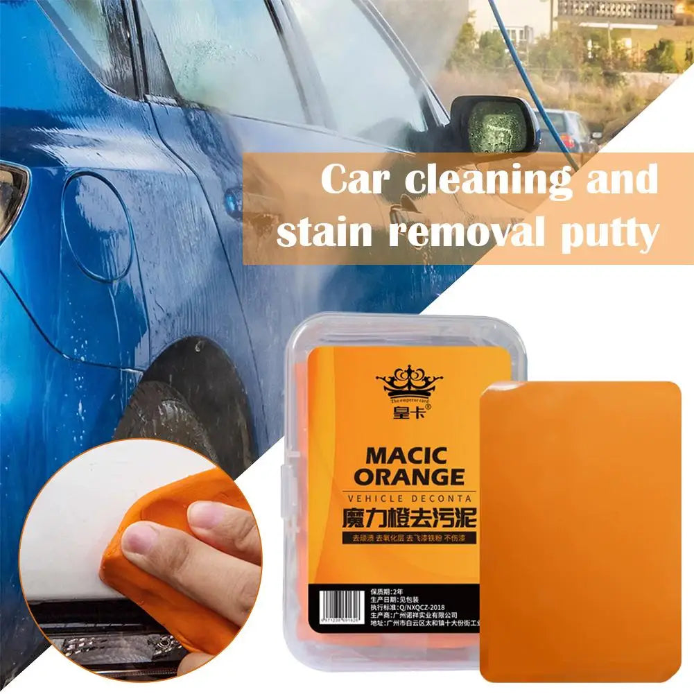 Car Clay Cleaning Bar Detailing Waxing Polish Treatment Car Clean Wash Cleaner Sludge Mud Remove For Decontaminate Clay Car A3l3