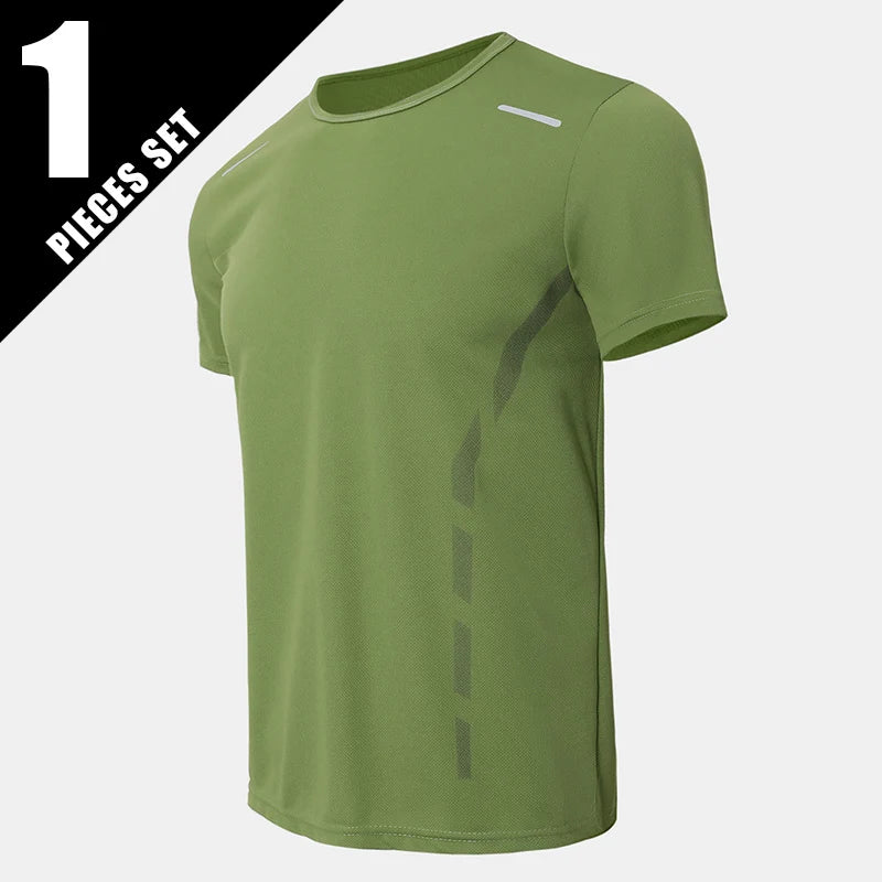 6/1-Piece Men's Short Sleeved Youth Printed Top For Spring And Autumn Sports Breathable And Comfortable Home Fashion T-shirt