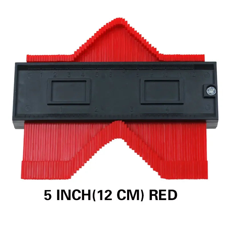 Contour Gauge Duplicator Ceramic Tile Carpet Cutting Template Profile Measuring Angle Ruler Shape Plastic Copy Woodworking Tools