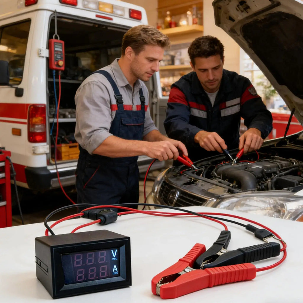 Vehicle Battery Leakage Detector Precise Multi-functional Quickly Tester with Voltage Display Automotive Relay Tester for