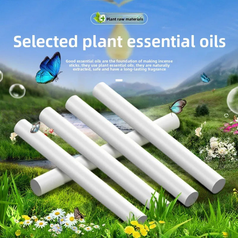 Car Aromatherapy Stick Refill Bar PE Fragrance Replacement Core Car Air Fresheners Refills Cologne Perfume Accessories Lemon