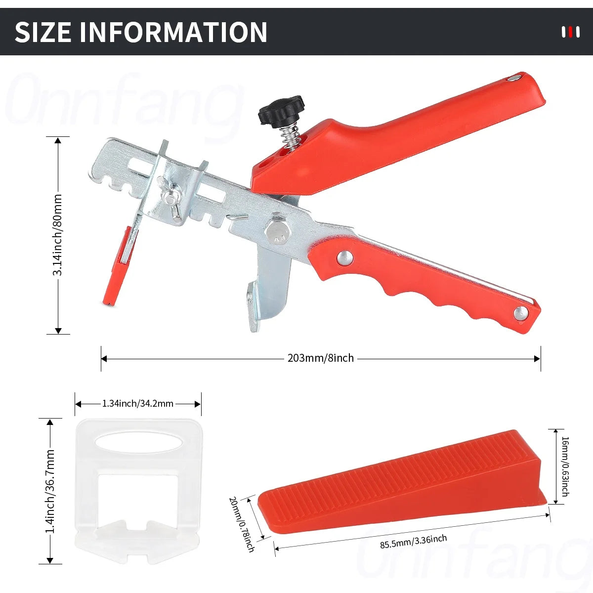 Tile Leveling System Laying Level Wedges Alignment Spacers Leveler Locator Spacers Flooring Wall level 1/1.5/2/2.5/3mm