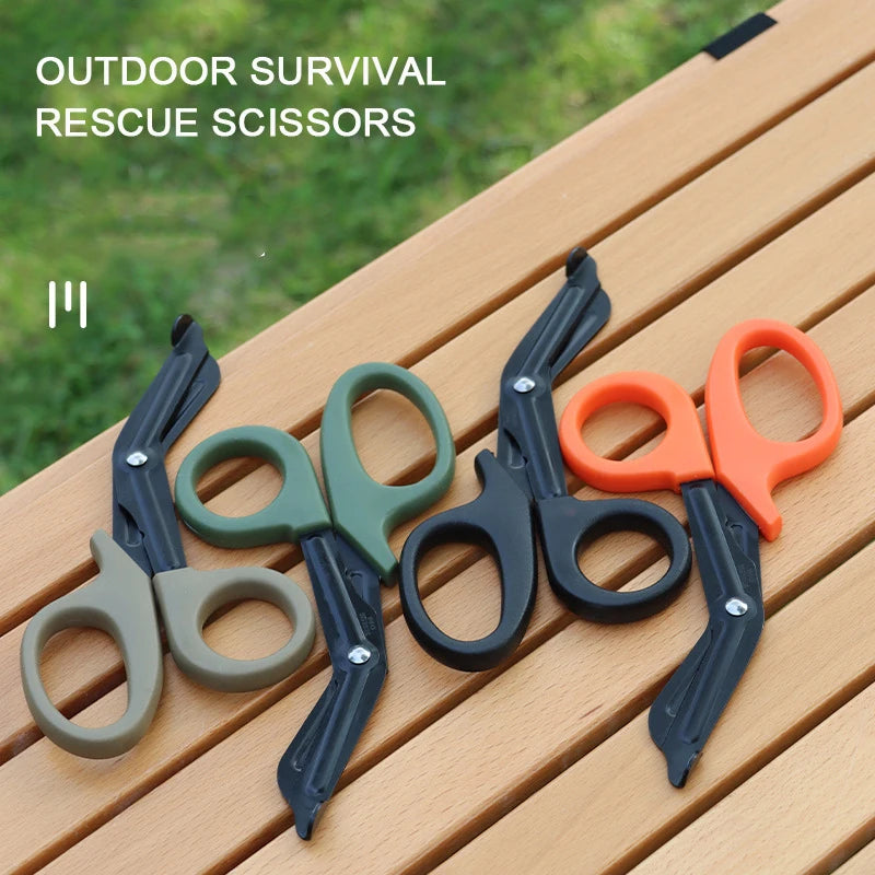 Tactical EMT Paramedic Survival Rescue Scissors - Trauma Emergency First Aid Shears for Wound Treatment with Gauze Outdoor
