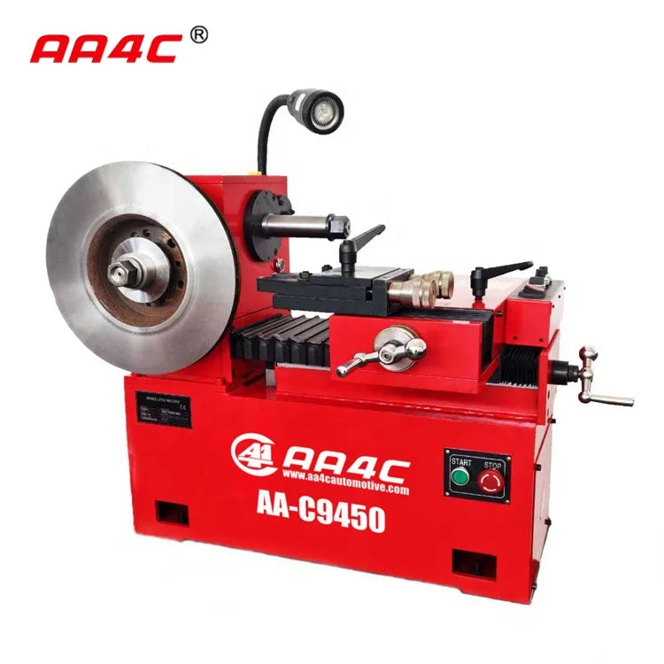 AA4C Brake Drum /disc Lathe Machine  450mm Infinitely Variable Speeds  Automatically Feeding and Unfeeding Dual Cutters