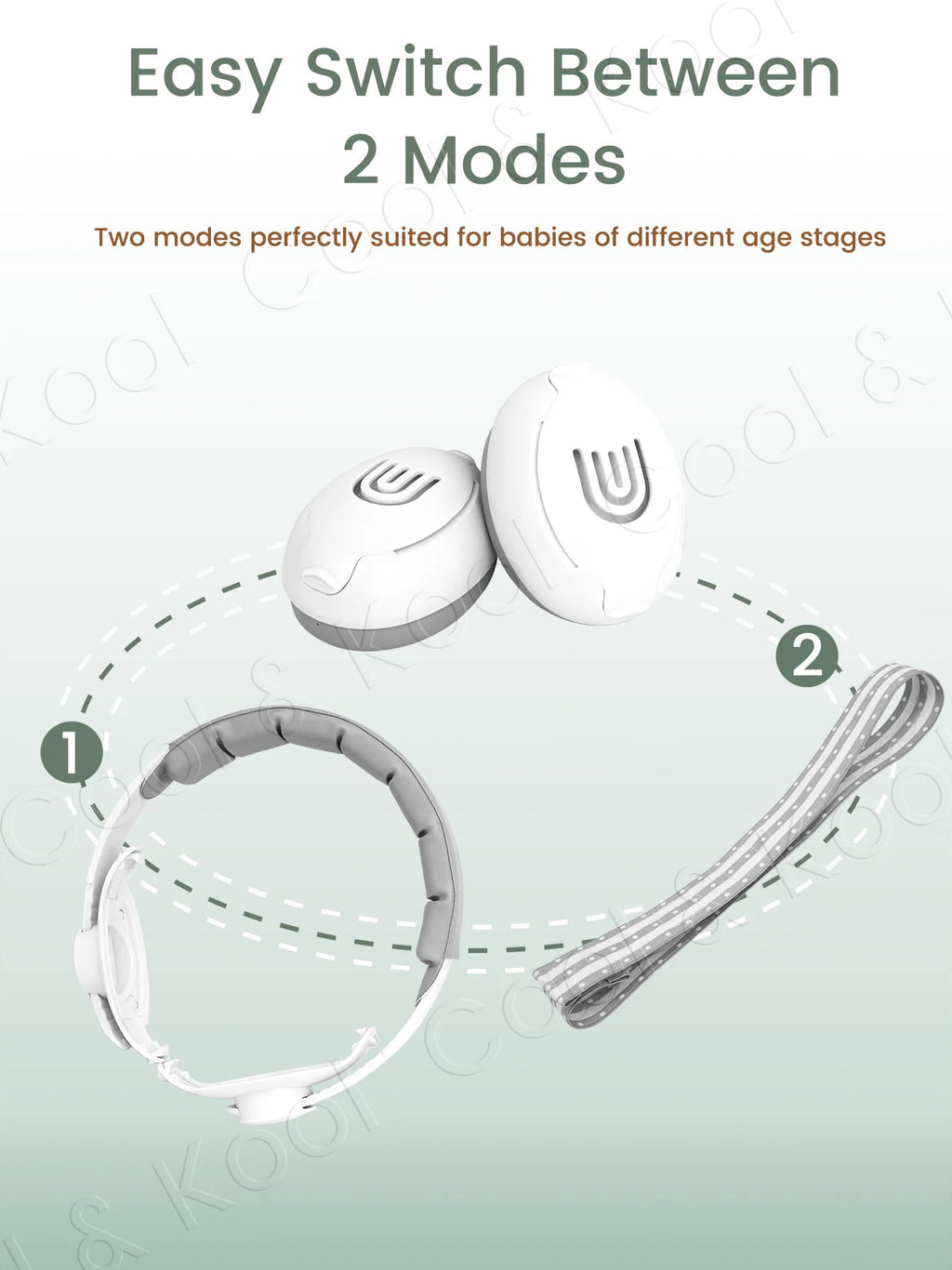 2-in-1 Infant Noise Protection Earmuffs Rainbow Style, Soft & Comfortable for Sleeping, Travel, and Loud Events