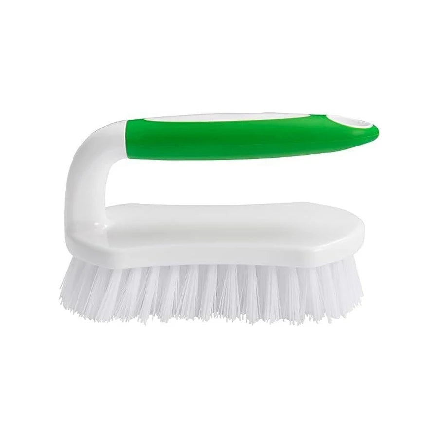 Frosted brush, comfortable grip and flexible rigid bristles, durable type, suitable for bathroom showers, sinks, carpets, floors