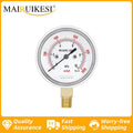 MAIRUIKESI Capsule Mirco Low Diaphram Pressure Gauges Manometer 2.5"  4 5 6 7 10 15 20kpa/mmH2o bottom for natural gas industry
