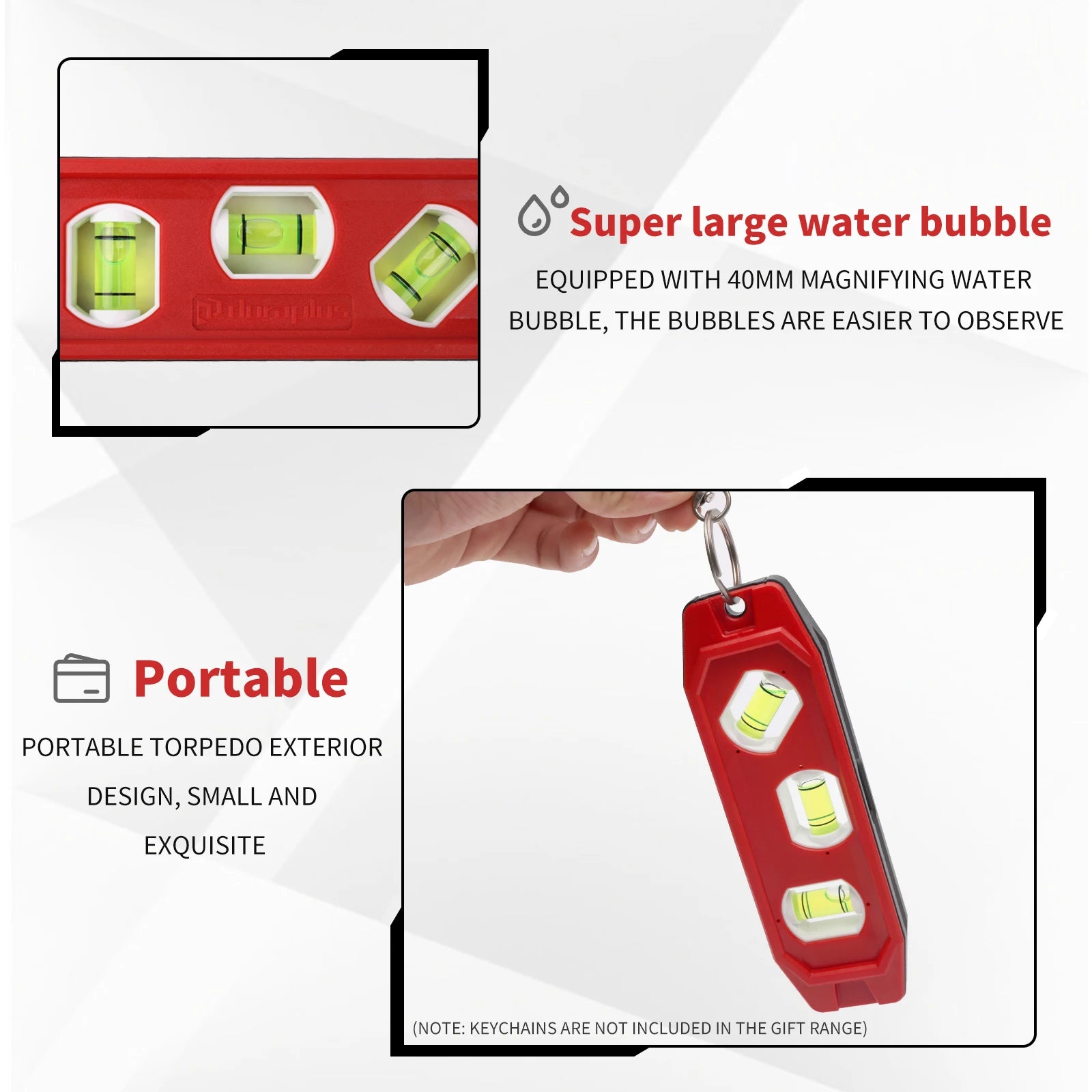 150mm Magnetic Level 45 Degree Horizontal Vertical Spirit Leveler Tool Woodworking Portable Bubbles Ruler