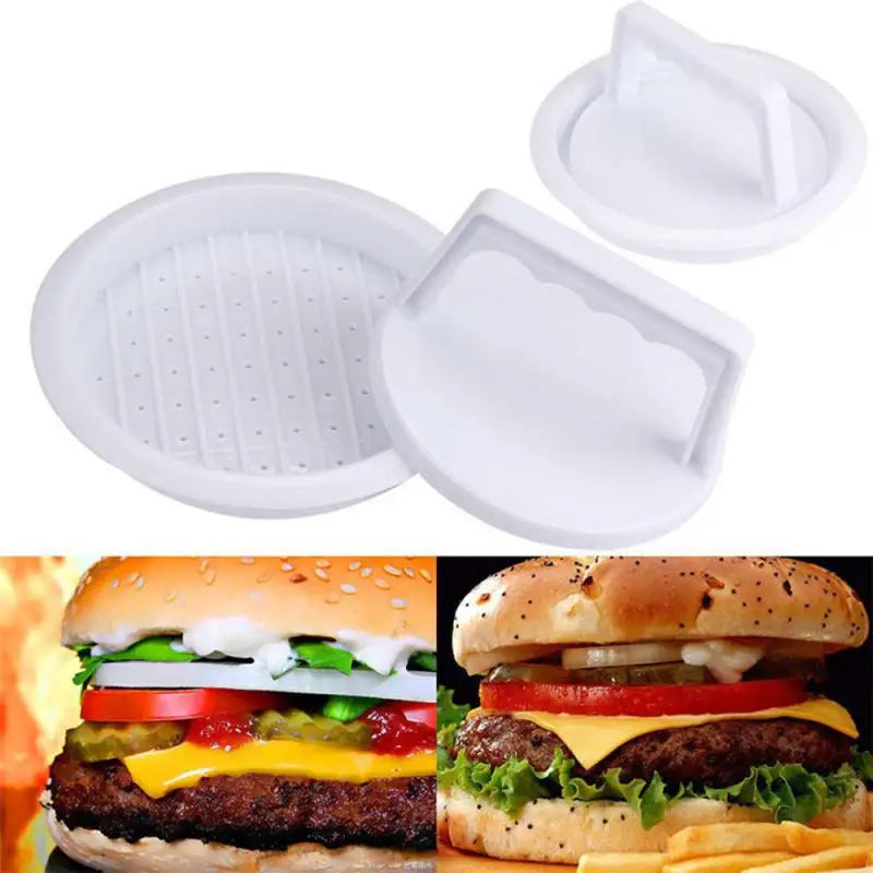 Round Shape Hamburger Meat Press Tool Beef Grill Burger Press Patty Maker Mold Meat Tools Kitchen Outdoor Barbecue Meat Press