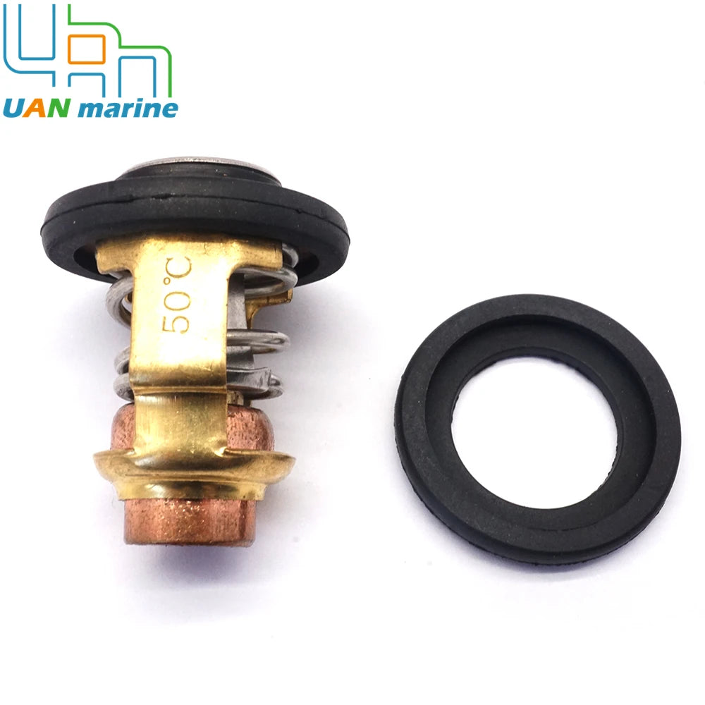 6E5-12411 6E5-12411-20 Thermostat w/688-12414-A1 for Yamaha 115 150 200 225 250 2-Stroke 75C 90A 100A 115C - 200F 200G 225D 250