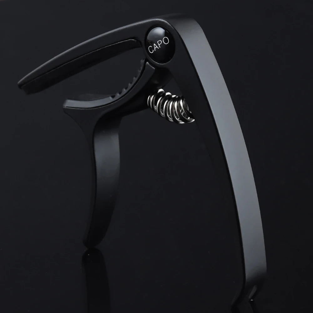 Metal Guitar Capo Guitar Tuner Clamp Zinc Alloy Professional Key Trigger Capo for Acoustic Electric Guitar with Rubber Grip