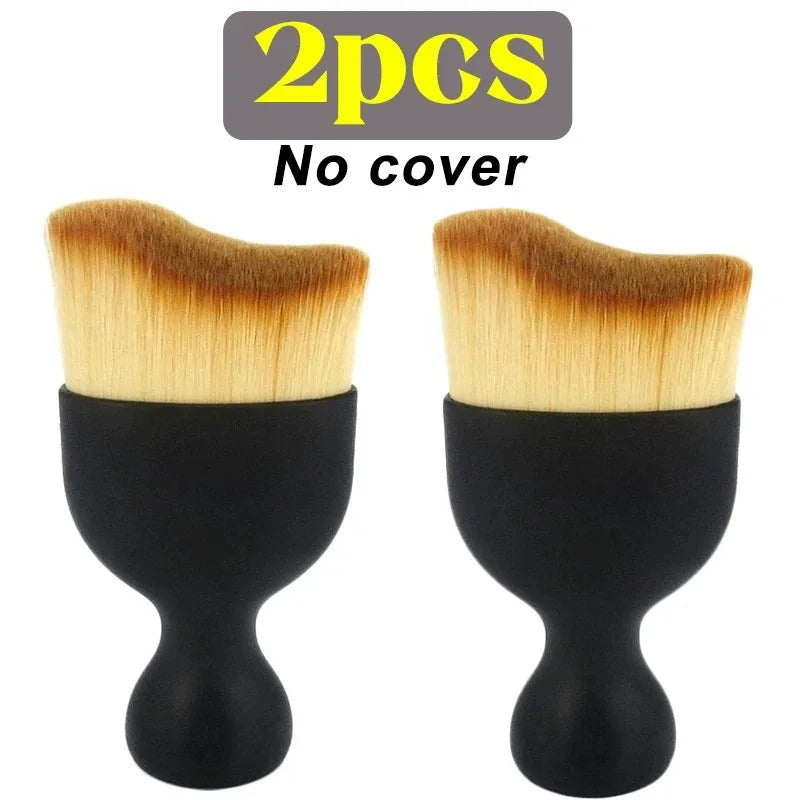 Car Interior Cleaning Brush Keyboard Air Conditioner Camera Thick Soft Fur Clean Brushes With Cover Crevice Dust Detailing 26713