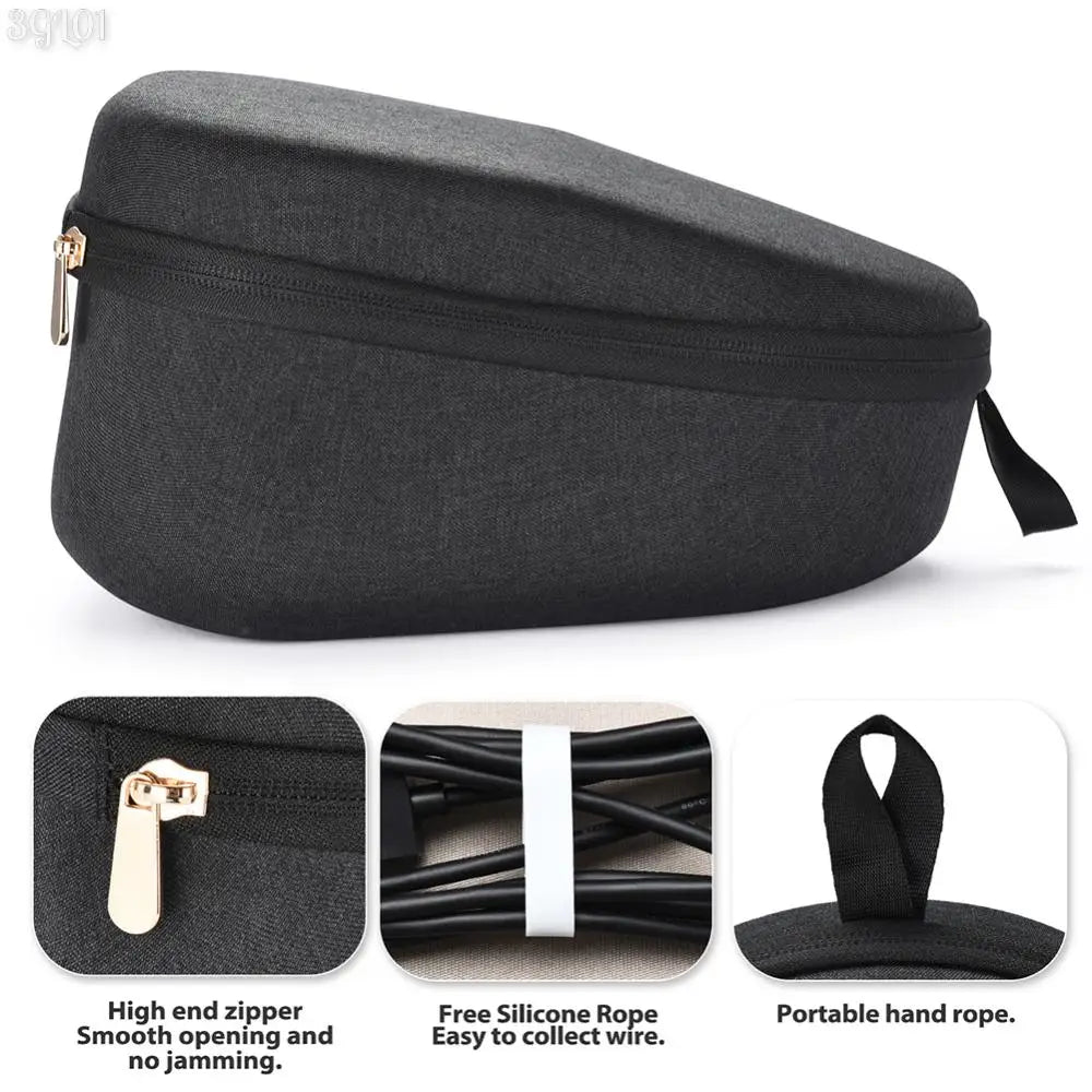 EVA Hard Carrying Case Anti-scratch Headset Protective Storage Bag Travel Carry Bag for PlayStation Pulse Elite Wireless Headset