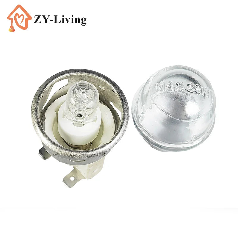 1Pcs 25W/40W E14 Oven Light Bulb 220-240V Safe Halogen Oven Lamp High Temperature 500℃ Resistant Dryer Microwave Light Bulb