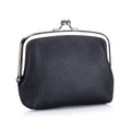 New women's coin purse, multi-layer card holder, girls' simple PU clasp wallet, portable lipstick coin purse, pocket bag