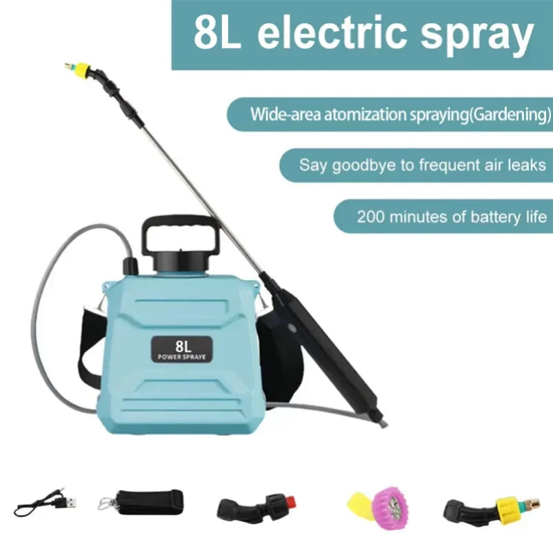 NEW Electric Sprayer Portable Agricultural Sprayer for Home High-Pressure Pesticide Sprayer Garden Watering Flower Mist Machine.
