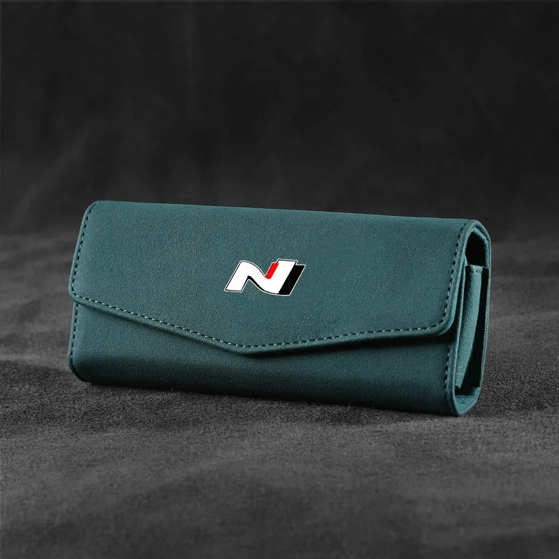 Car Glasses Case Sunglasses Storage Box Clip For Hyundai Sonata Elantra Tucson N Line Veloster Kona i30 i20 i10 Accessories