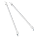 2pcs Electric Heater Tubes Ceramic Tube High Temperature Rapid Heatup Uniform Warmth Reliability Heater Bulb Replacement Part