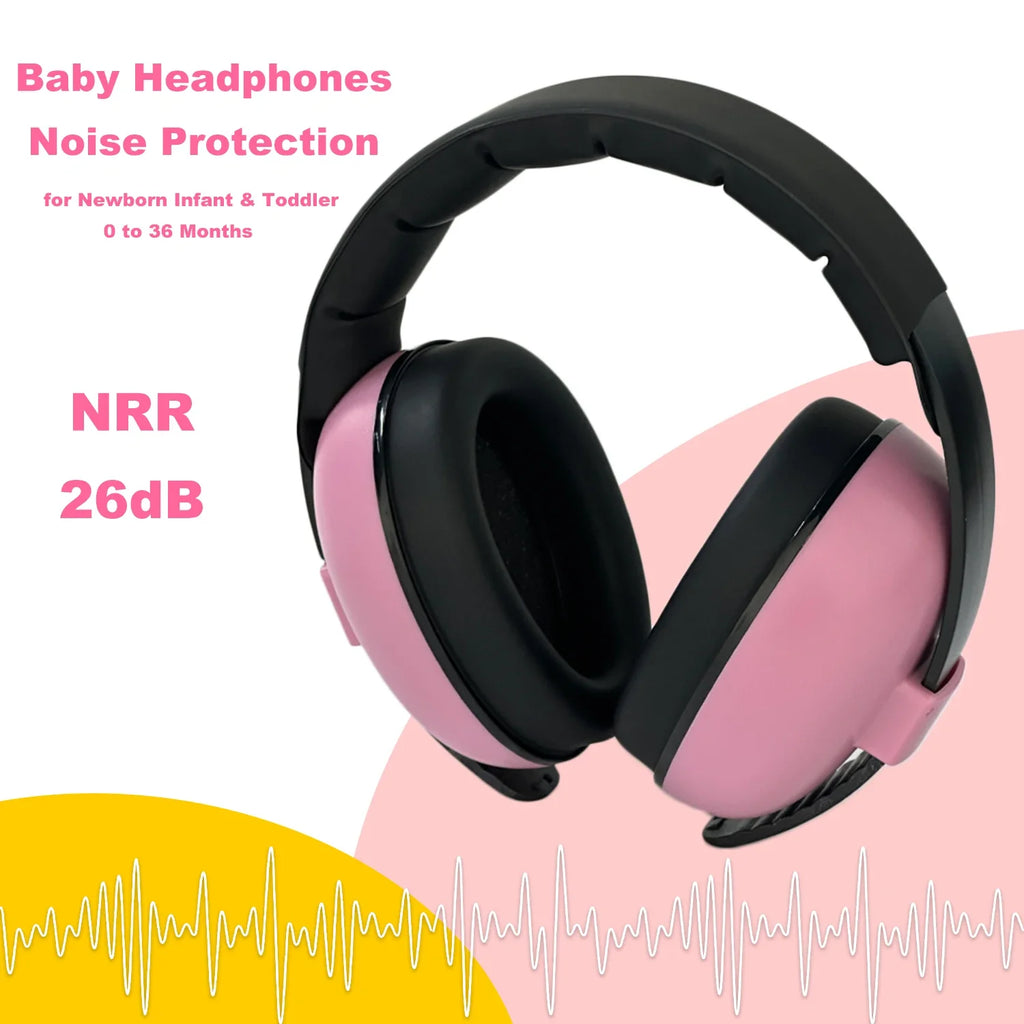 YHKEMA Baby Ear Protection Noise Cancelling HeadPhones for Babies and Toddlers Baby Earmuffs - Ages 3-24 Months