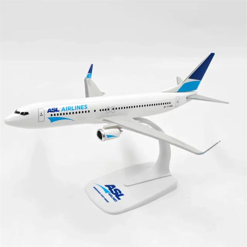 1:200 Scale B737-800 Airways Airlines ABS Plastic ASL Cargo Aircraft Airplane Model Plane Assembly Collection Display Gifts Fans