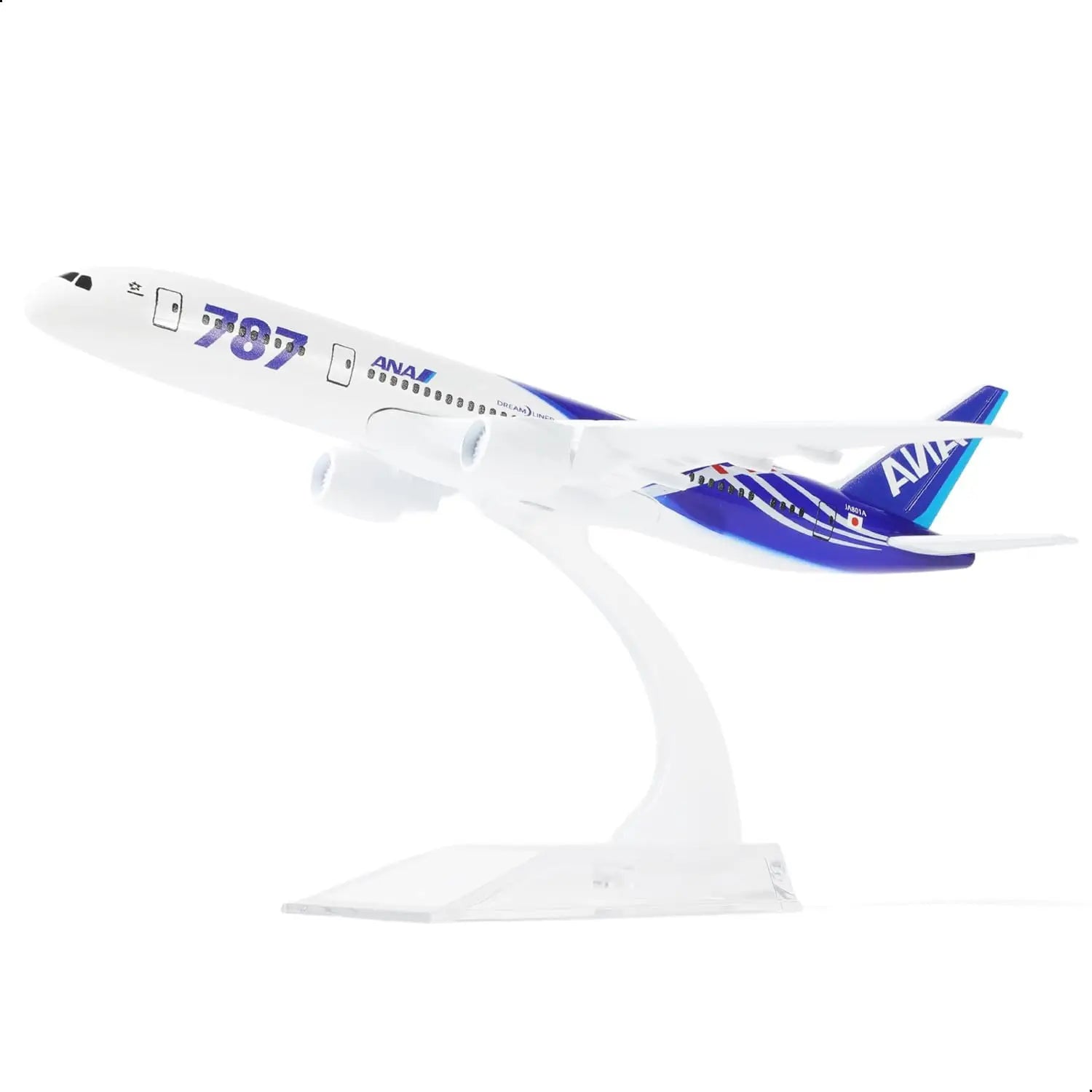 16cm Japan ANA B787 Toy Airplane Model 1/400 Scale Metal Diecast Airplane Models Kit for Collections and Displays or Boy Gift