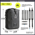 Rhinowalk Motorcycle Backpack Waterproof Bag 8L 15L 30L Motorbike Tail Bag Universal Outdoor Pannier Saddle Bag Accessories