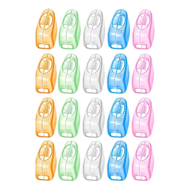 L8RD 50 Pack Colorful Plastic Toothbrush Head Protectors Travel Dental Hygienes Caps