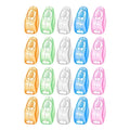 L8RD 50 Pack Colorful Plastic Toothbrush Head Protectors Travel Dental Hygienes Caps