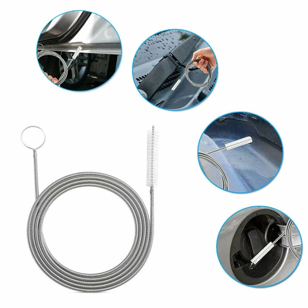 150CM Flexible Car Sunroof Drain Dredge – Cleaning Scrub Brush Tool For Cleaning Refrigerator Drain Pipe, Car Sunroof