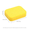 Large honeycomb structure car washing sponge high density foam suit for scratch free auto body cleaning task