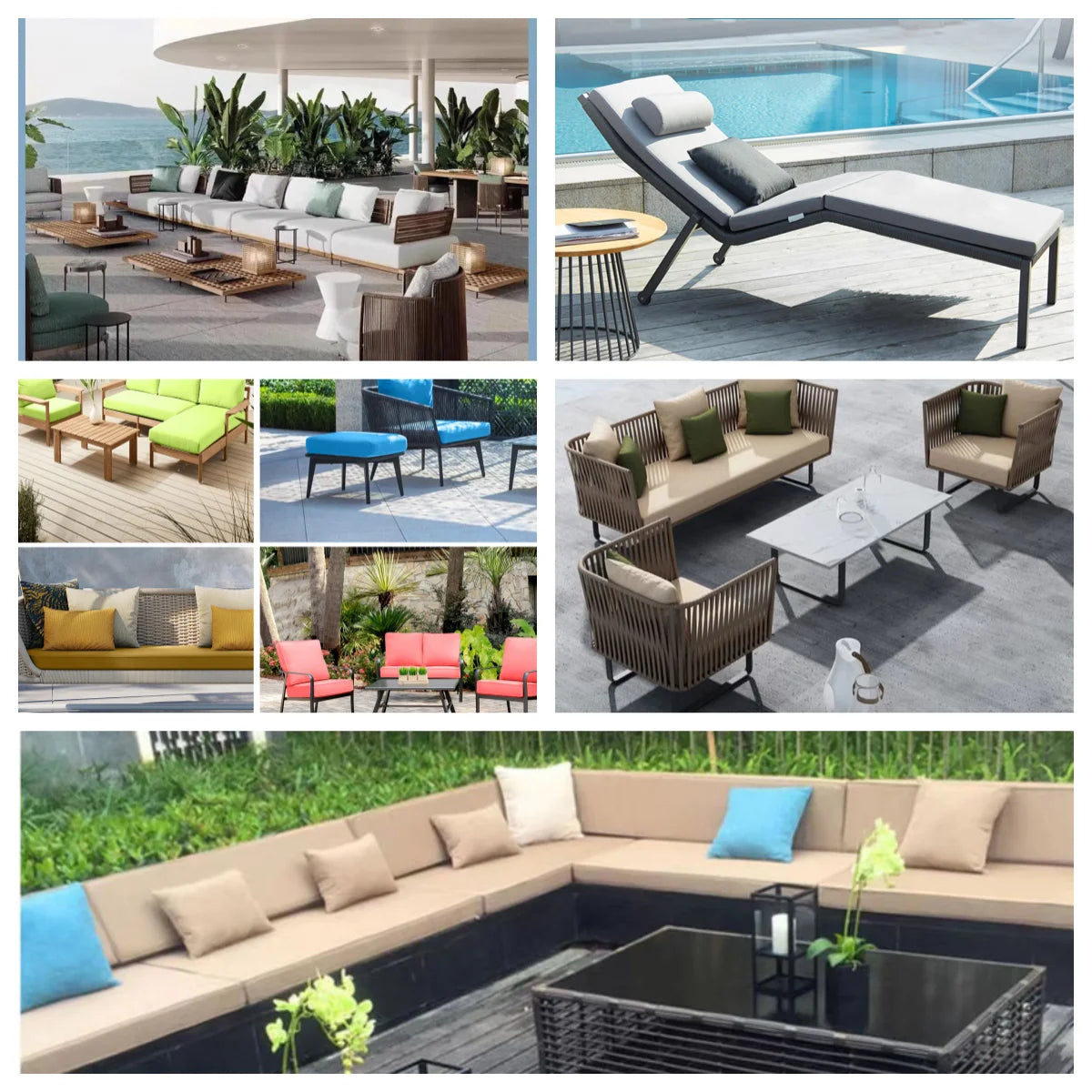 Custom Outdoor Waterproof Bench Cushion High Density Sofa Cushion Wooden Chair Cushion Garden Lounge Bay Window Seat Swing Decor