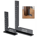 90 Degree Right Angle Square Ruler With Stand Woodworking Ruler Angle Measuring Tool Woodworking Tools
