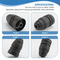 SDS Plus Drill Chuck for Bosch GBH2-24DFR PBH240RE GBH24VFR Professional PBH3000-2FRE PBH200FRE CX