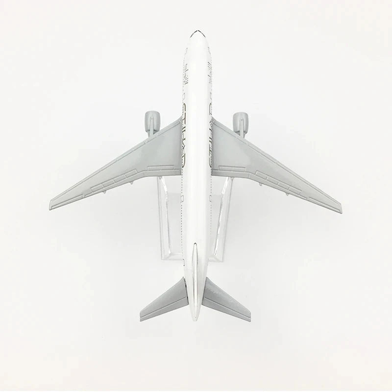 16CM Child Toy Plane 1/400 B777 Etihad Airlines Alloy Aircraft Toys Child Metal Scale Aircraft Models