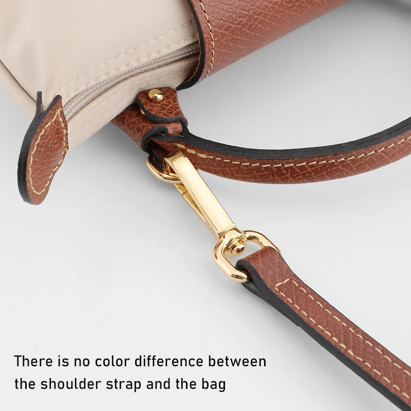 Genuine Leather Bag Shoulder Strap For Longchamp Mini Bag Crossbody Bag Strap Adjustable Bag Belt Bag Replacement Accessories