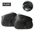 Universal Motorcycle SaddleBag Motorbike Side Bags Storage Tool for Harley Suzuki Kawasaki Yamaha ﻿