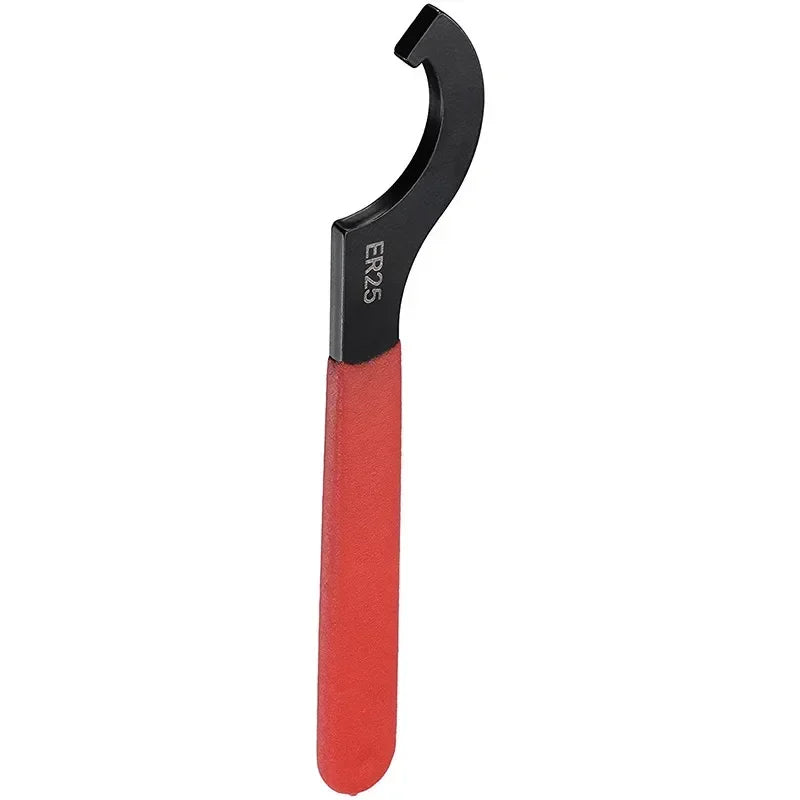 1Pcs ER25 ER32 ER40 Hook Wrench Spanner Collet Chuck For Milling Tool Lathe Tool Clamping Nut High Carbon Steel ER Spanner Part