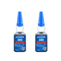 Loolifl380 Black 20g Super Glue Instant Fast-Drying Cyanoacrylate Adhesive Leather Rubber Wood Metal Strong Bonding Liquid Glue