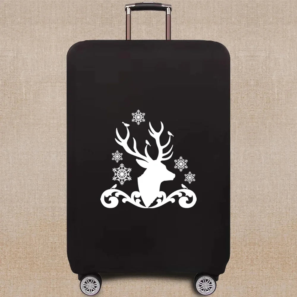 Travel Accessories Luggage Case Suitcase Dust Protective Cover 18-28 Inch Whitepicture Pattern Series Trolley Case Elastic Cover