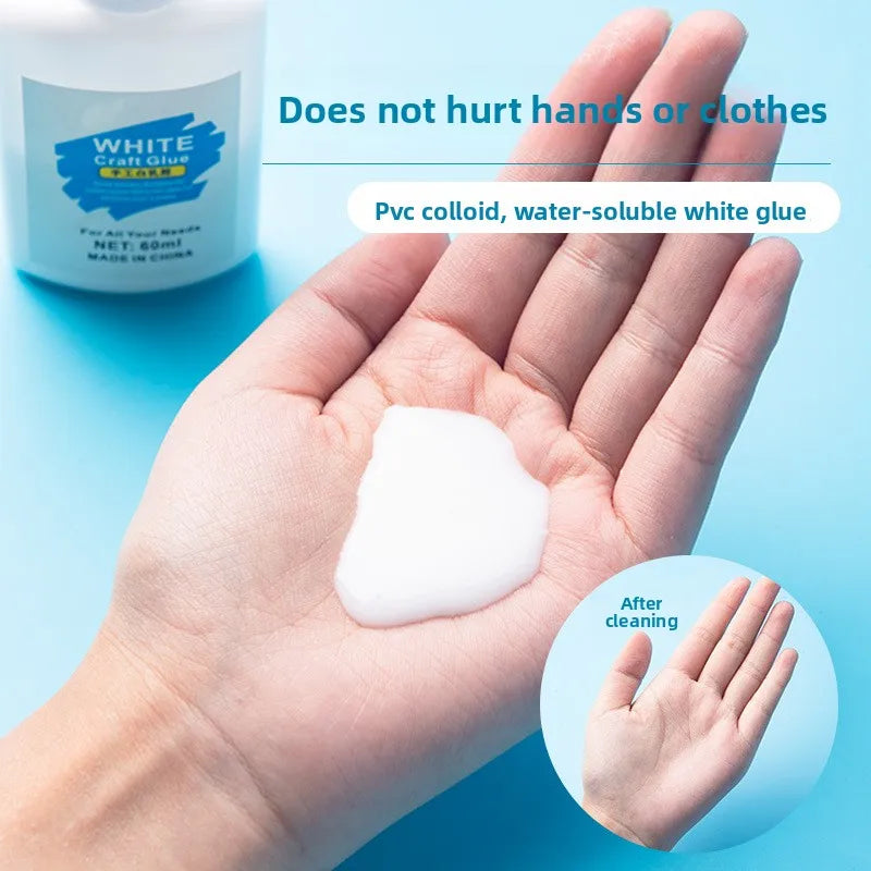 White LaTeX White Glue Handmade Special Woodworking Glue DIY Handmade Students Use Milk White Glue