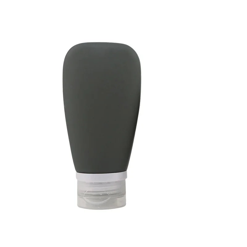 38/60/100ml Portable Refillable Travel Essential Silicone Toiletries Bottle for Shampoo Moisturizer Shower Gel Lotion Face Wash