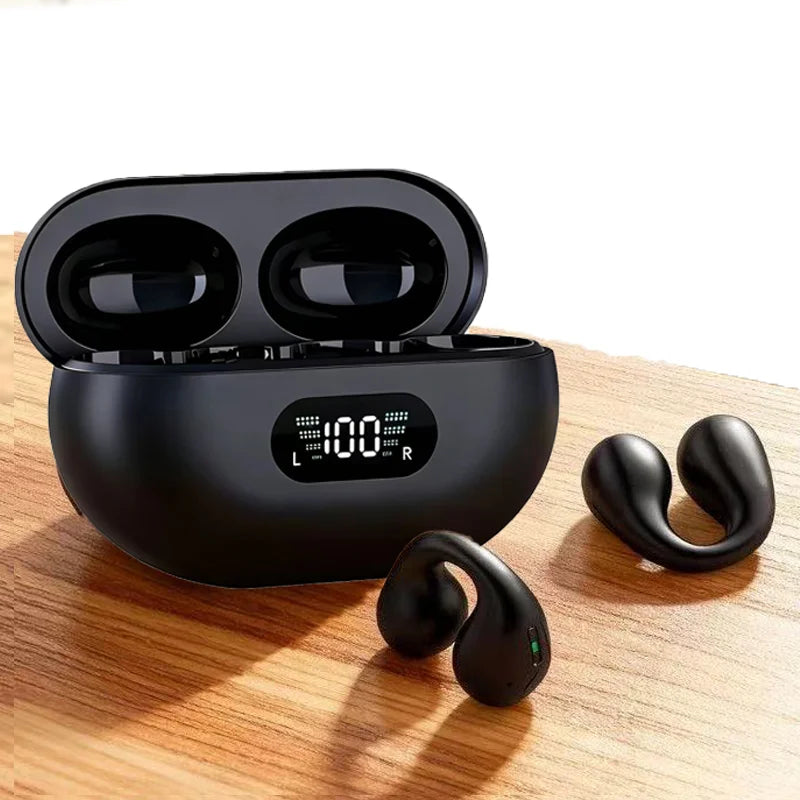 New Fashion Design Bone Conduction Earbuds Ambie Sound Earcuffs Ear Earring Wireless Bluetooth Earphones Auriculares Sport Heads