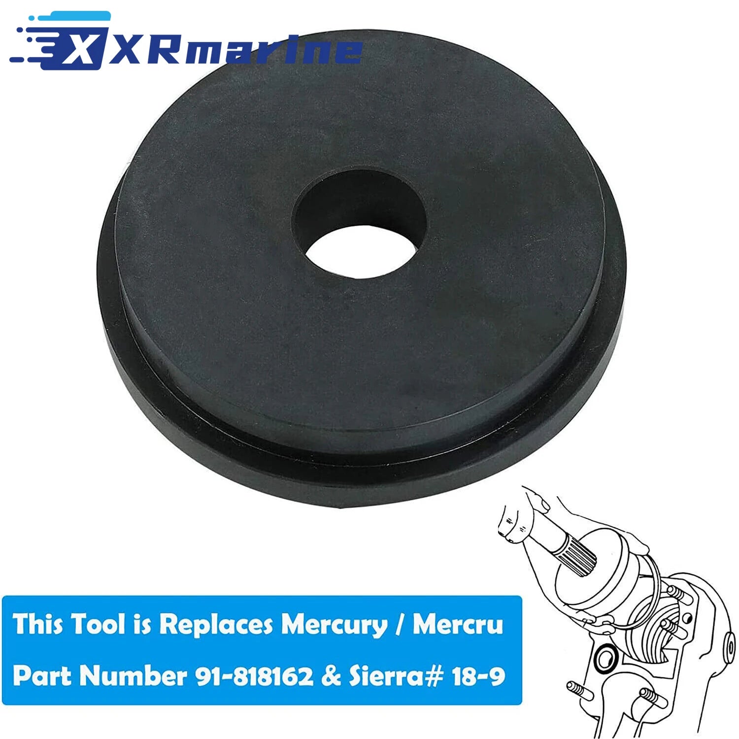 Bellow Retainer Ring Install Tool Alpha One Gen Two Bravo for Mercruiser 91-818162