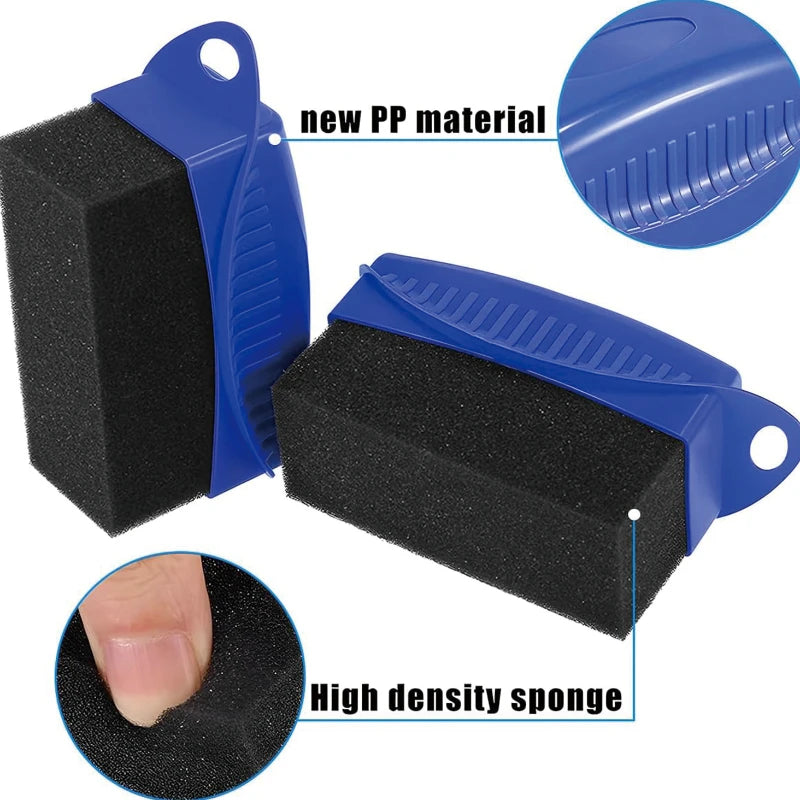 Car Tire Waxing Brush Polishing Cleaning Wipe Washing Tire Sponge Brushes Car Wash and Maintenance