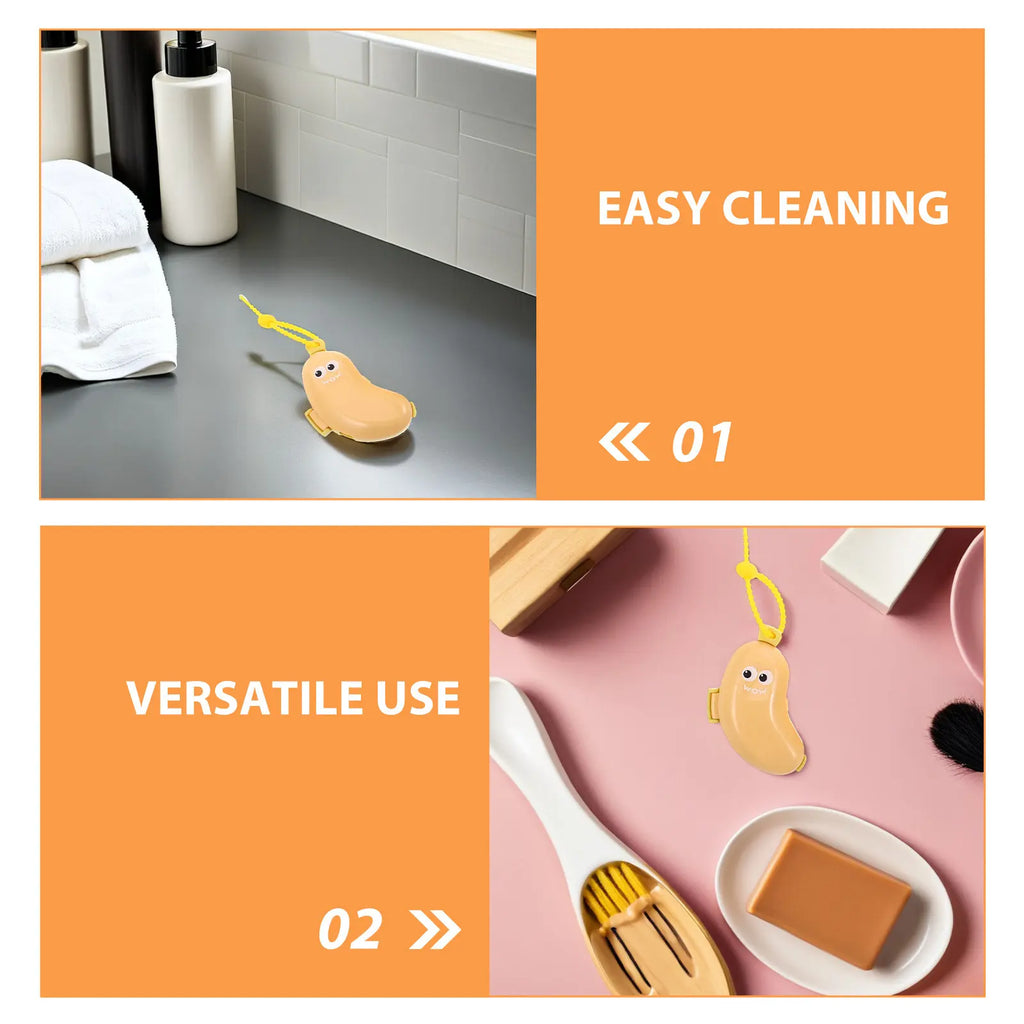 4Pcs Banana Toothbrush Head Protector Covers Soft Flexible Fit for Manual Electric Toothbrushes Travel Friendly Transparent Dust