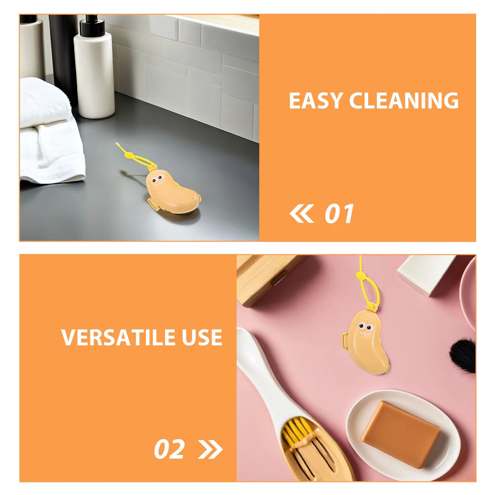 4Pcs Banana Toothbrush Head Protector Covers Soft Flexible Fit for Manual Electric Toothbrushes Travel Friendly Transparent Dust