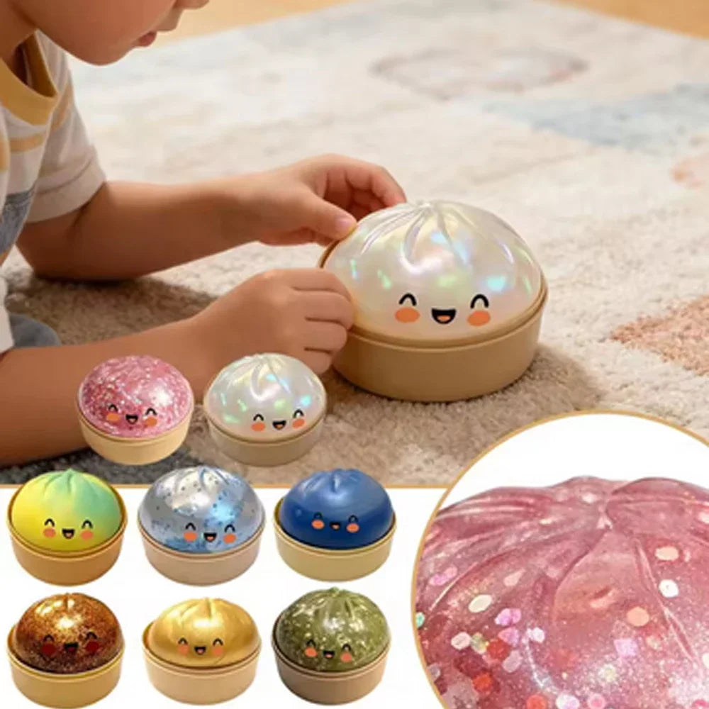 Hot Blind Box Mystery Kawaii Cat Paw Mochi Squishy, Simulated Food Fidget Toy, Cute Squeeze Foot Toy Antistress Stress-Relief